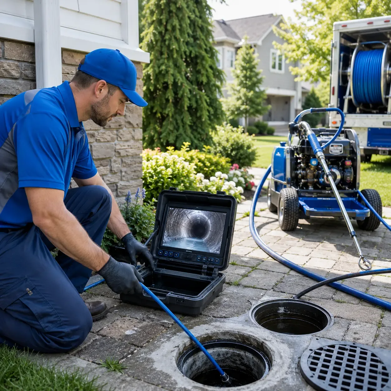 Outdoor drain cleaning professionals serving Shelbiana, KY